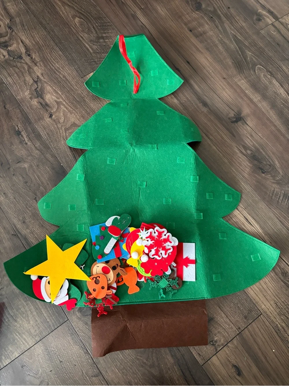 Montessori Felt Christmas Tree